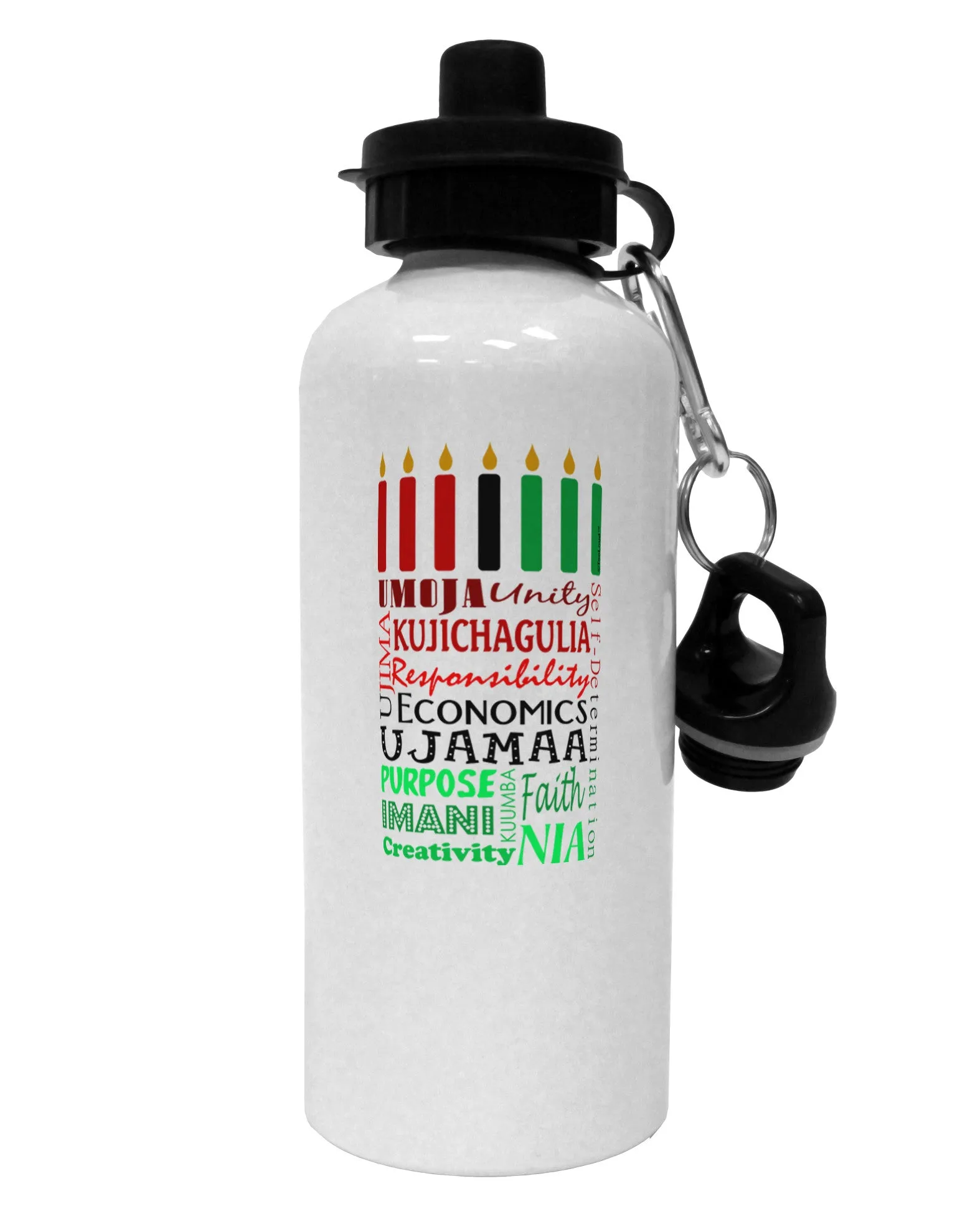 7 Principles Box Aluminum 600ml Water Bottle