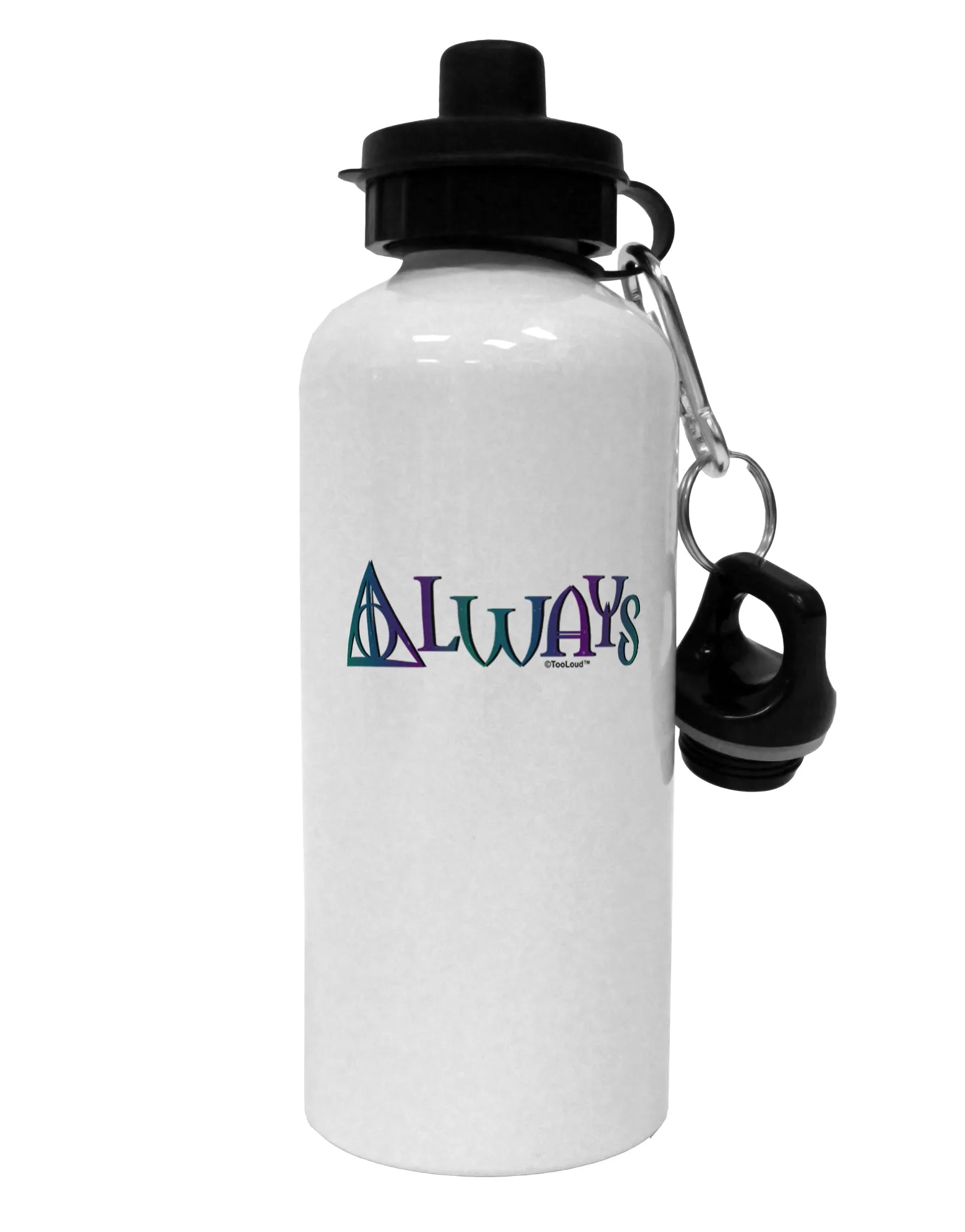 Always Magic Symbol Aluminum 600ml Water Bottle by TooLoud