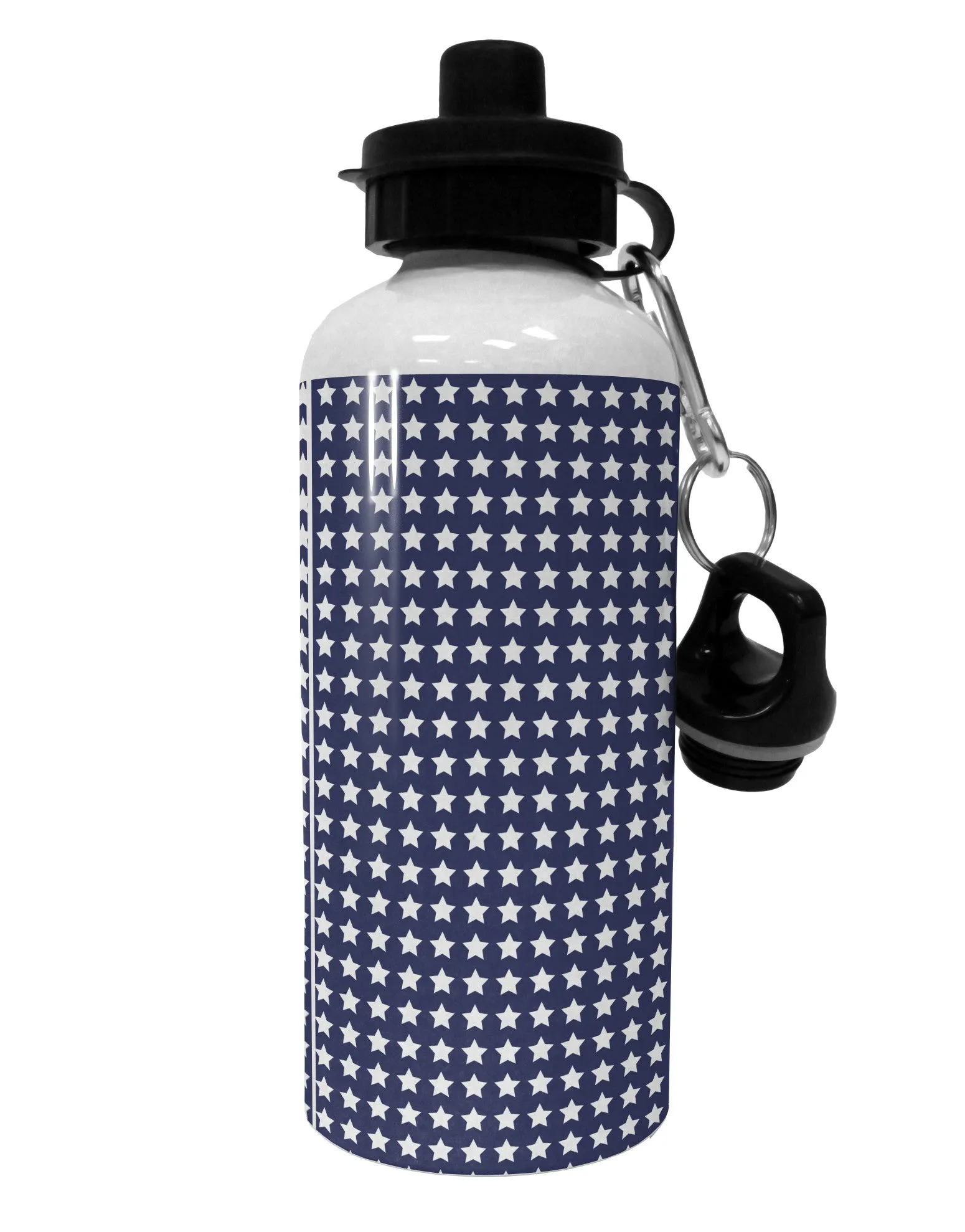 Americana Stars Pattern Aluminum 600ml Water Bottle All Over Print