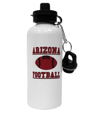 Arizona Football Aluminum 600ml Water Bottle by TooLoud