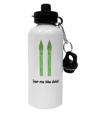 Asparagus - Spear Me the Details Aluminum 600ml Water Bottle