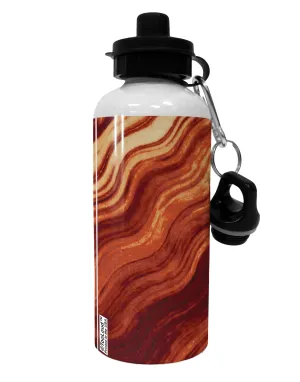 Bacon Bacon Bacon Aluminum 600ml Water Bottle All Over Print by TooLoud