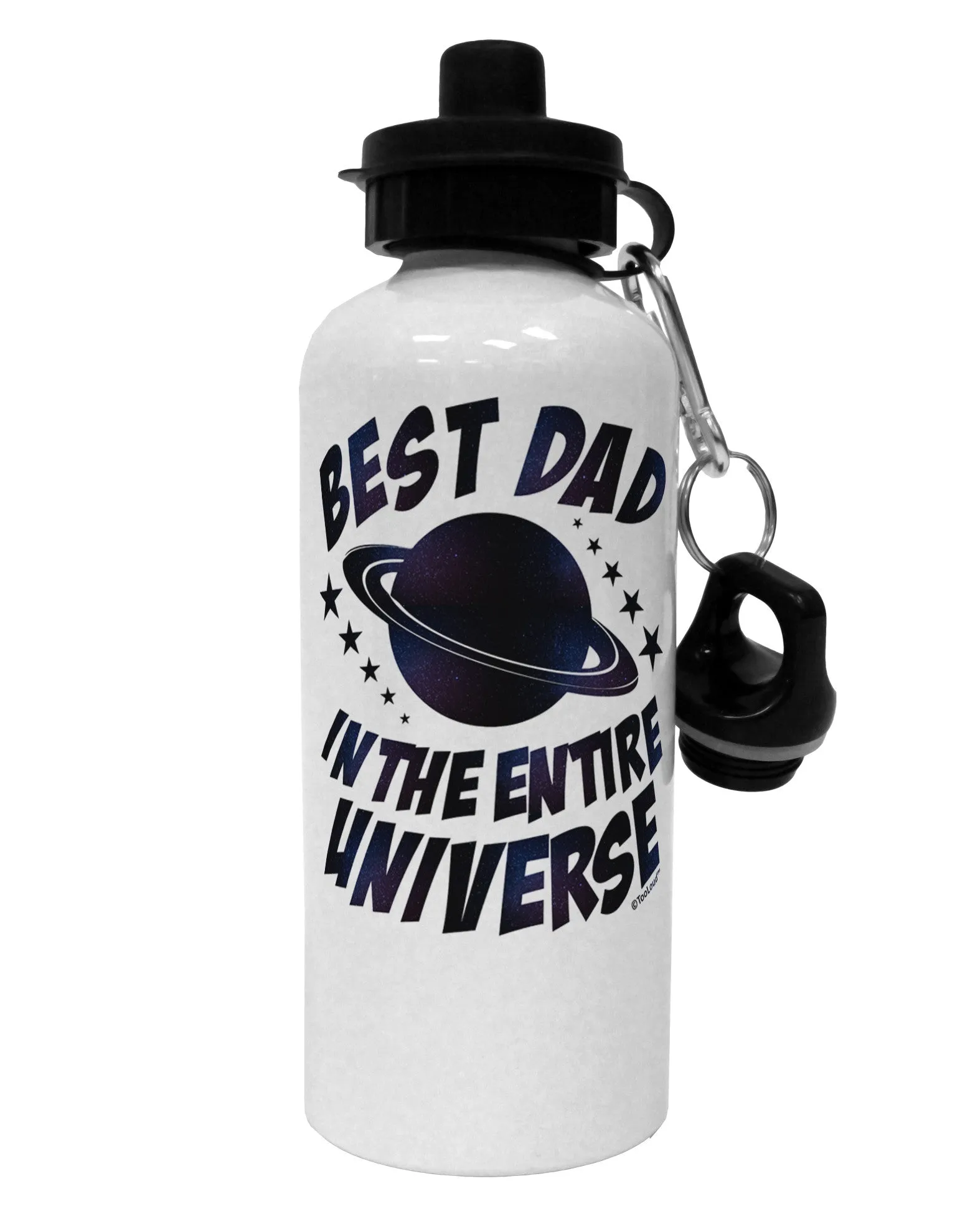 Best Dad in the Entire Universe - Galaxy Print Aluminum 600ml Water Bottle