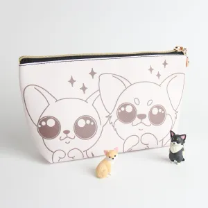 Chihuahua Travel Makeup Pouch – Chic & Functional Cosmetic Organizer