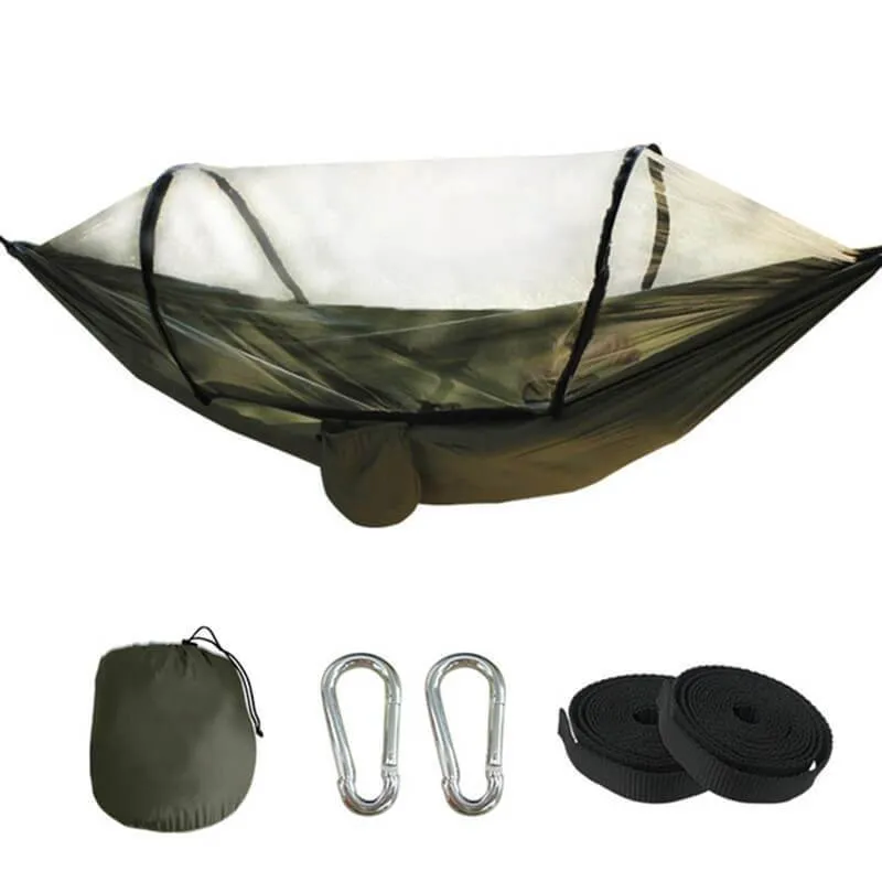 Fully-Automatic Speed-Open Hammock With Net