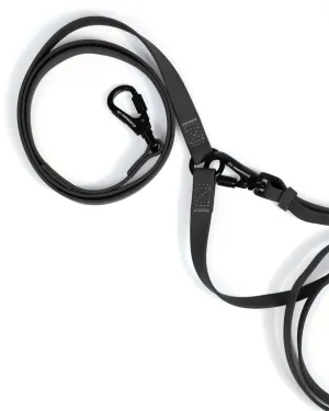 Matte Black - Soft-Touch Waterproof Hands-Free Leash