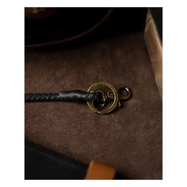 TRIP MACHINE BRAIDED KEY CHAIN - BLACK