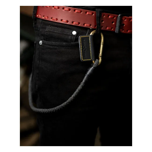 TRIP MACHINE BRAIDED KEY CHAIN - BLACK
