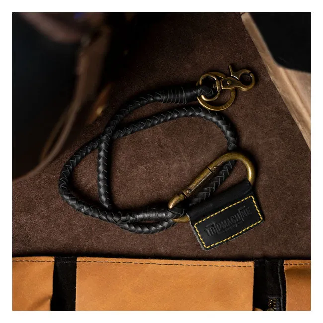 TRIP MACHINE BRAIDED KEY CHAIN - BLACK