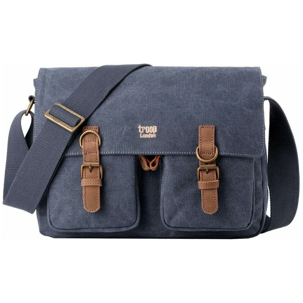 Troop London - Classic - Canvas Messenger Bag - 5 Colours