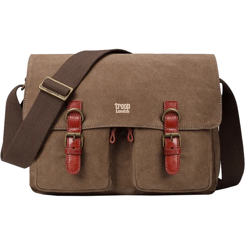 Troop London - Classic - Canvas Messenger Bag - 5 Colours