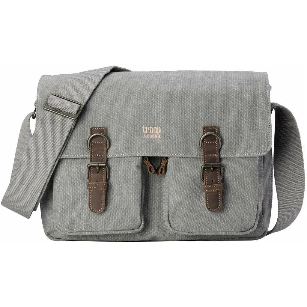 Troop London - Classic - Canvas Messenger Bag - 5 Colours